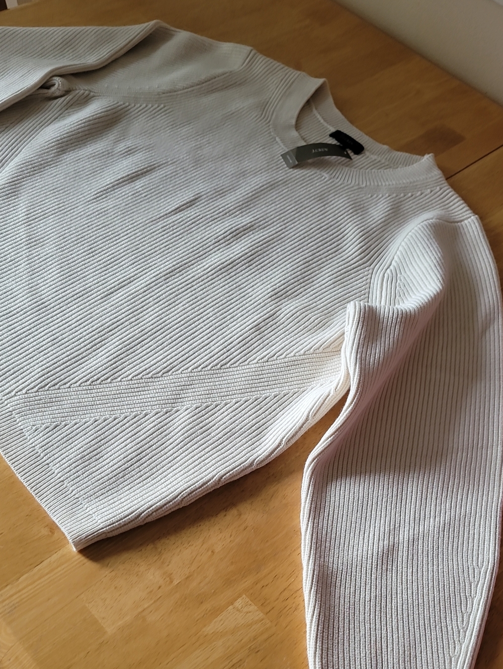 J.Crew Ribbed Stretch Crewneck Sweater - Picture 4 of 12